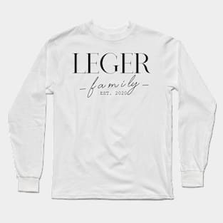 Leger Family EST. 2020, Surname, Leger Long Sleeve T-Shirt